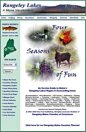 Rangeley Maine Resource Guide for Visitors & Residents