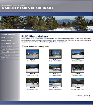 Rangeley Lakes Ski Trails and Ski Club